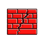 Cracked brick indicating possible foundation movement
