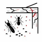 pest infestation caused by excess moisture