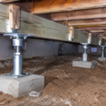 Residential pier and beam foundation repair