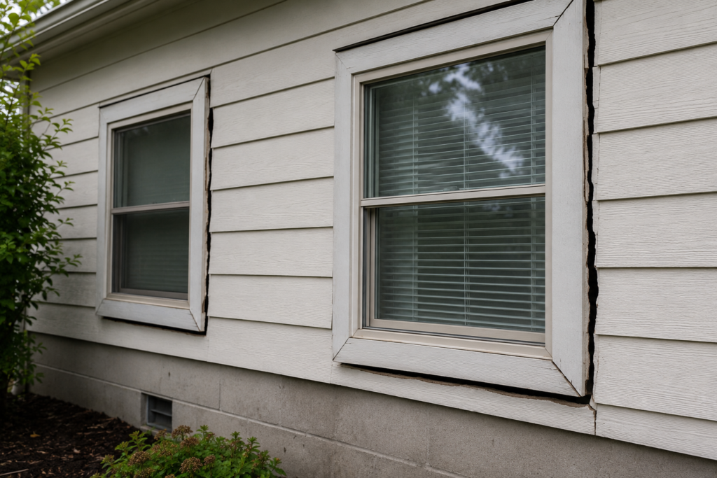 Gaps Around Trim at doors and windows