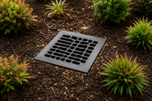 Catch basin for residential drainage management